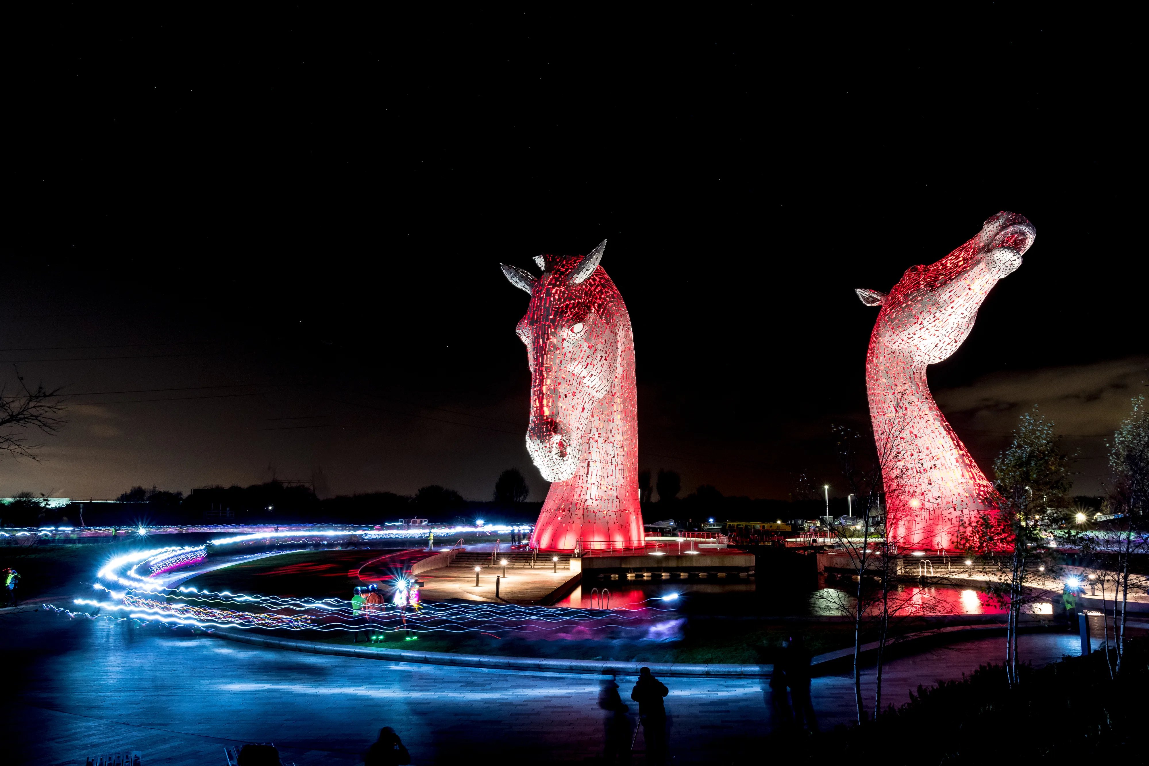 Supernova Run - The Kelpies Logo