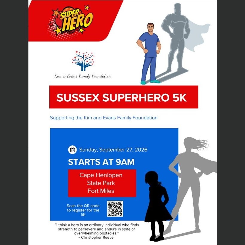 Sussex SuperHero 5K Logo