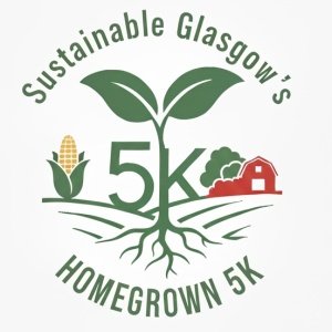 Sustainable Glasgow's 5th Annual Homegrown 5k Logo