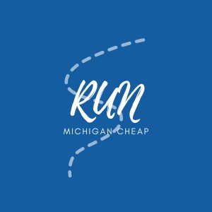 Suttons Bay - Run Michigan Cheap Logo