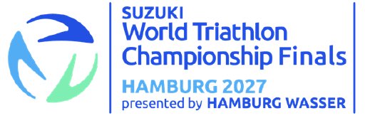 SUZUKI World Triathlon Championship Finals 2027 presented by HAMBURG WASSER Logo