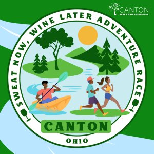 Sweat Now, Wine Later Adventure Race Logo