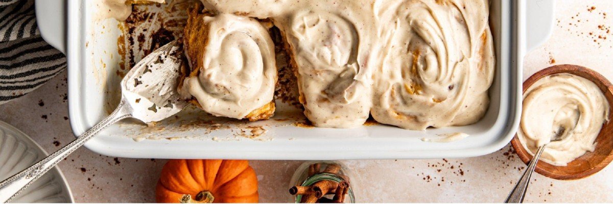 SWEET ROLLS AHEAD! PUMPKIN CINNAMON ROLLS