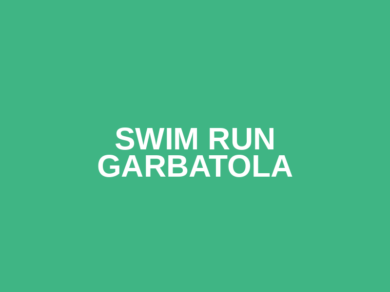 Swim Run Garbatola Logo