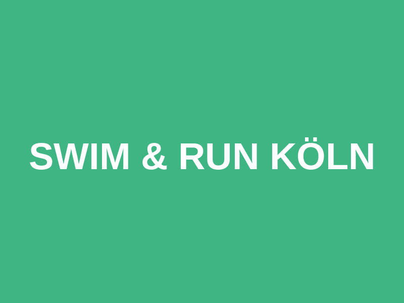 Swim & Run Köln Logo