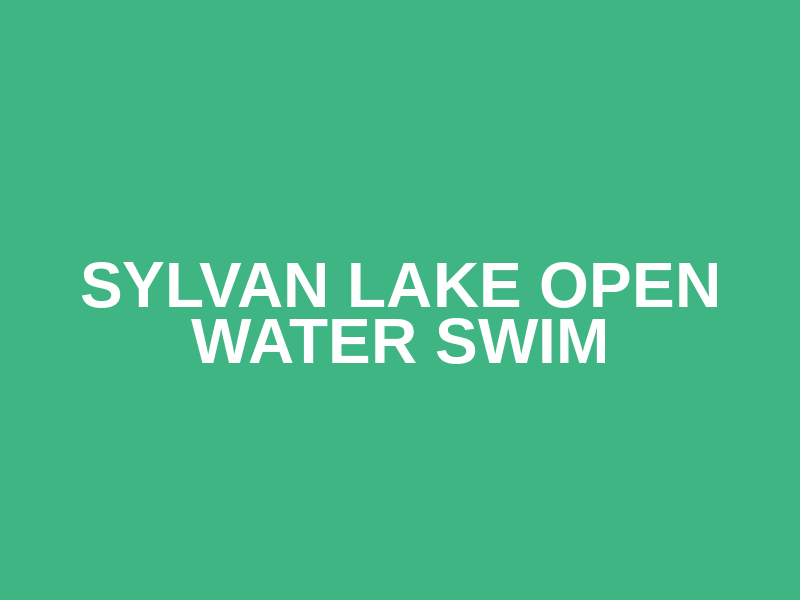 Sylvan Lake Open Water Swim Logo