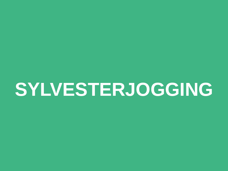 Sylvesterjogging