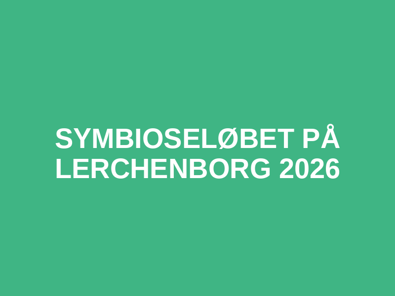 Symbioseløbet på Lerchenborg 2026 Logo