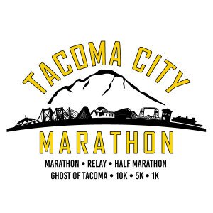 Tacoma City Marathon / Half / Ghost / 10K / 5K / 1K Logo