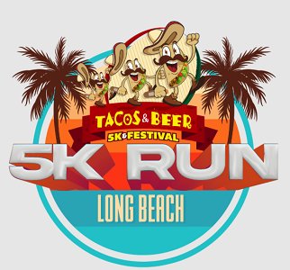 Tacos N Beer5k--Long Beach 2026 Logo