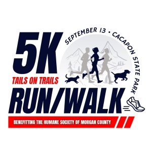 Tails on Trails 5K Run/Walk Logo