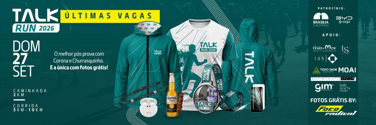 TALK RUN - com FOTOS grátis by FOCO RADICAL Logo
