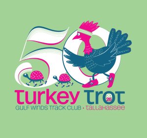 Tallahassee Turkey Trot 15K/10K/5K/1Mile Logo