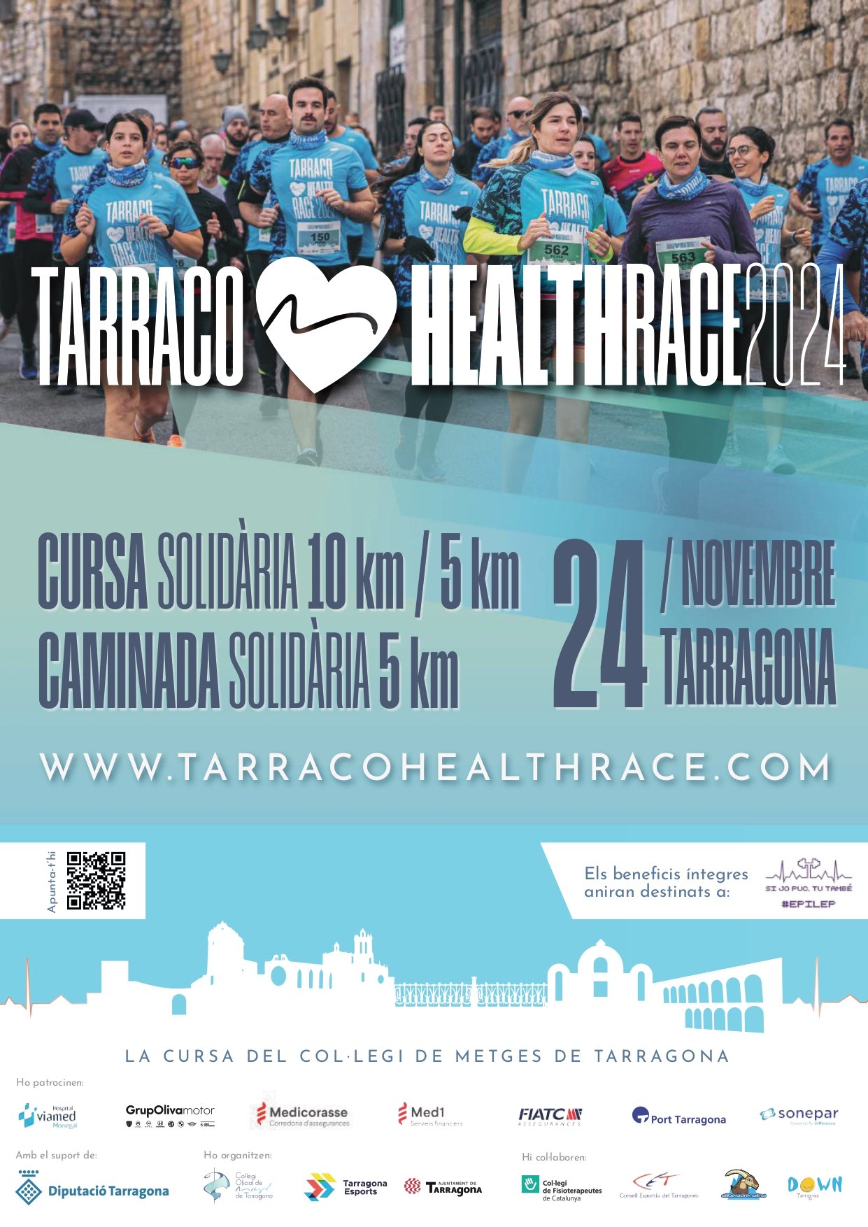 Tarraco Health Race 2026 Logo