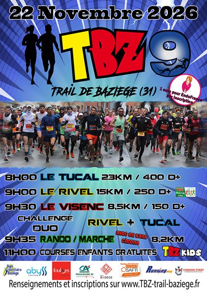 TBZ TRAIL DE BAZIÈGE Logo