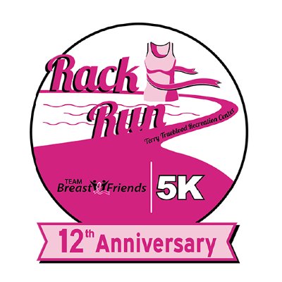 Team Breast Friends 5K Rack Run / Family Fun Run Logo