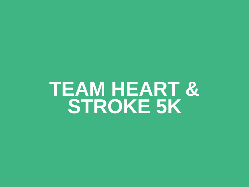Team Heart & Stroke 5K Logo