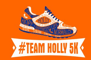 #TeamHolly 5k & Fun Run Logo