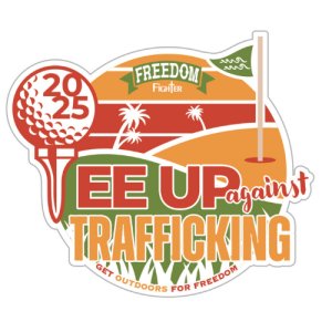 Tee Up Against Trafficking Logo