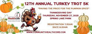 2026 Thanksgiving Day Turkey Trot 5K Logo