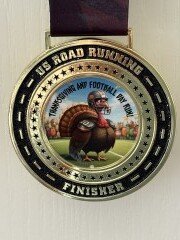 THANKSGIVING FOOTBALL Virtual 5K, 10K, 13.1M, & 26.2M (November 2026)
