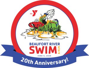The 21st Annual Beaufort River Swim and 5K Run Logo