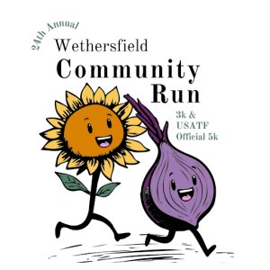 The 25th Annual Laura's Garden/Keane Foundation Wethersfield Community Run Logo