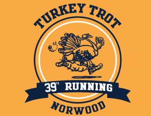 The 39th Running of the Norwood Turkey Trot Logo