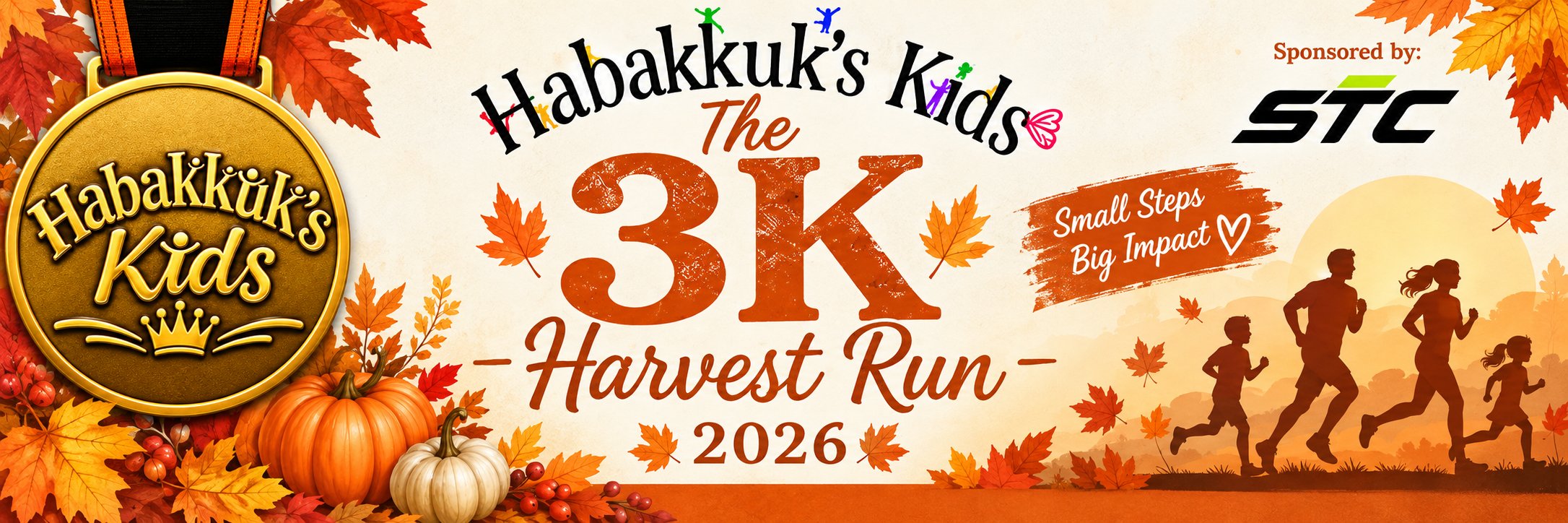 The 3k Harvest Run - Habakkuks Kids Logo