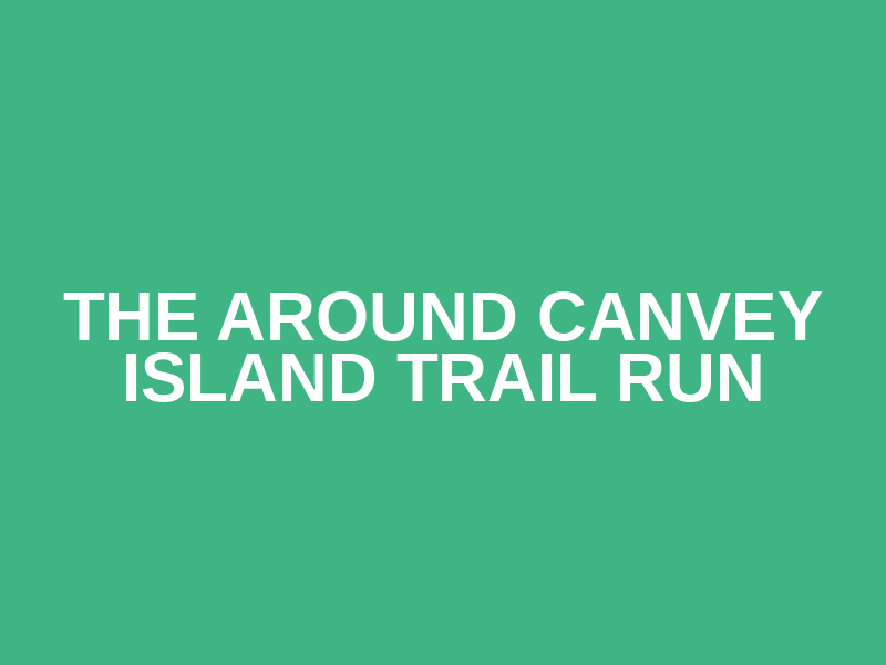 The around Canvey Island Trail Run Logo