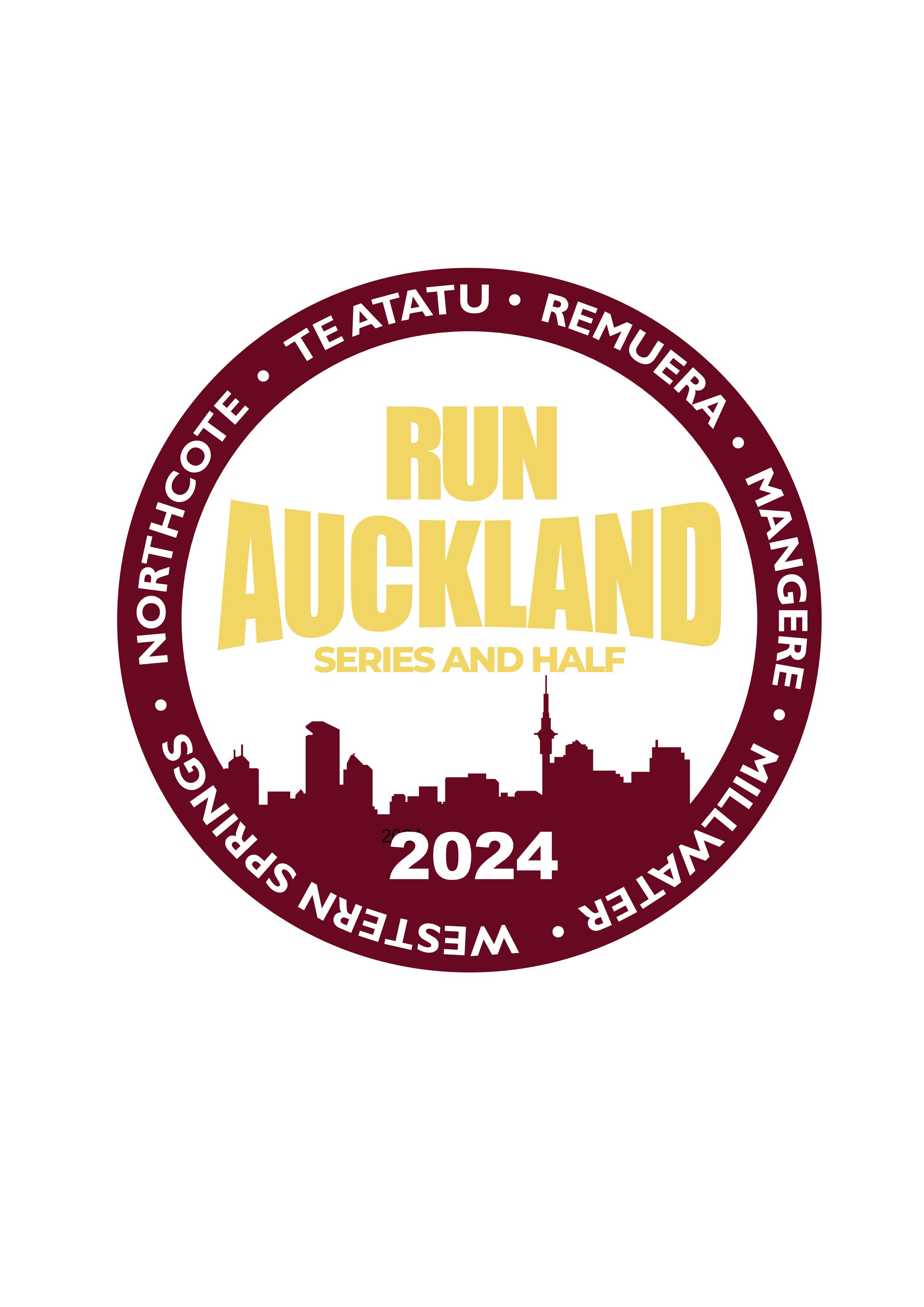 The Athletes Foot NZ Run Auckland Series & Half 2027 Logo