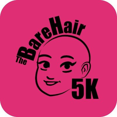 The Bare Hair 5K Logo