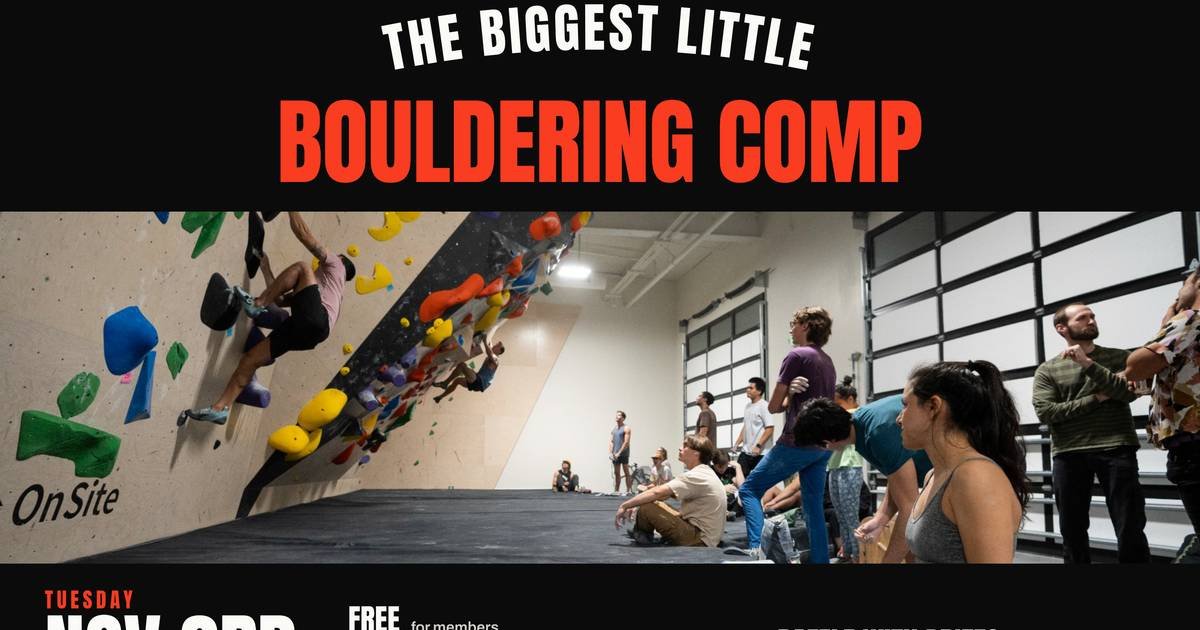 The Biggest Little Bouldering Competition Logo