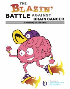 The Blazin’ Battle Against Brain Cancer Logo