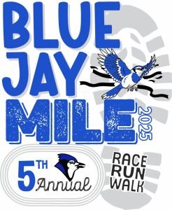 The Blue Jay Mile Logo