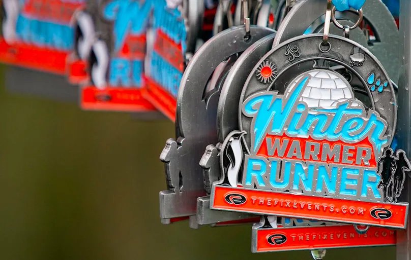 The Bristol 5k and 10k Winter Warmer Run Logo