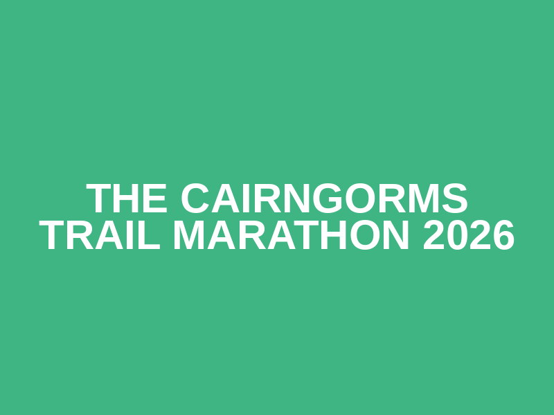 The Cairngorms Trail Marathon 2026 Logo