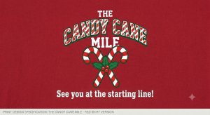 The Candy Cane Mile NH Logo