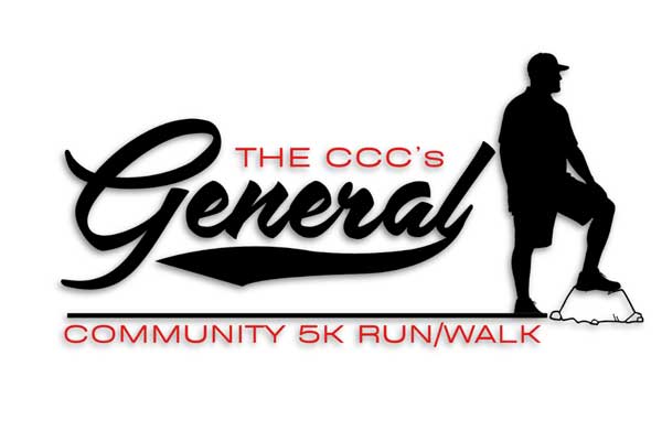 The "CCC's General" Community Run/Walk Logo