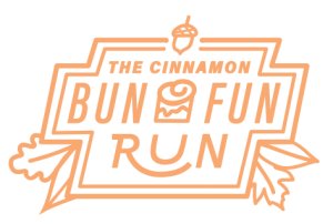 The Cinnamon Bun Fun Run and 5K Logo