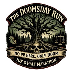 The Doomsday Race, Charborough. Logo