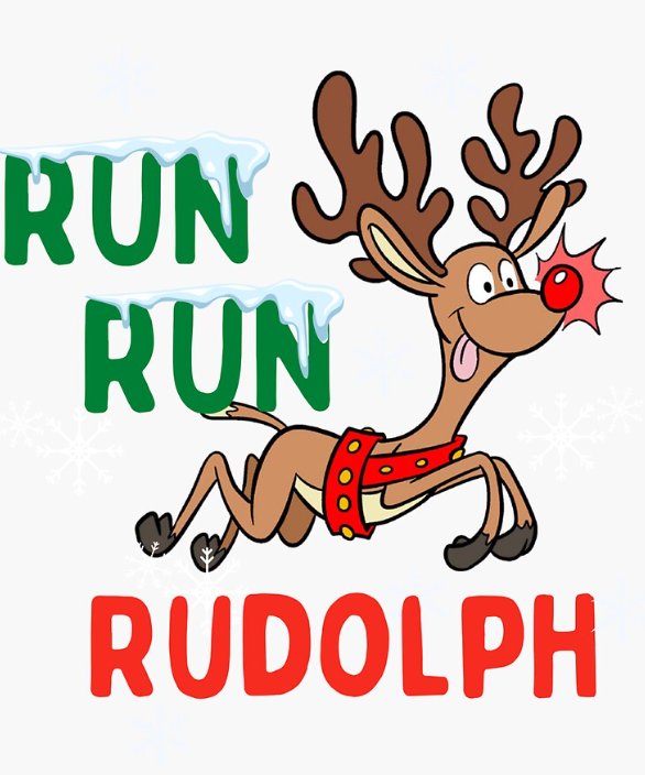 The Downtown Clearwater Run Run Rudolph 5K At Coachman Logo
