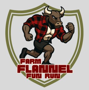 The Farm Flannel Fun Run Logo