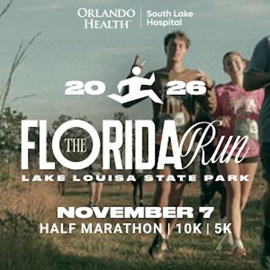 The Florida Run at Lake Louisa State Park (Trail Run) Logo