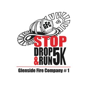 The Glenside Fire Company – Stop, Drop & Run 5K Logo