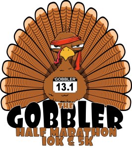 The Gobbler Half Marathon, 10K & 5K Logo