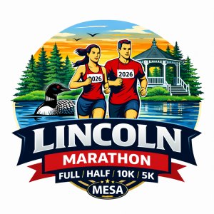 Lincoln Marathon - Full/Half/10K/5K Logo