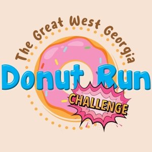 The Great West Georgia Donut Run Challenge Logo