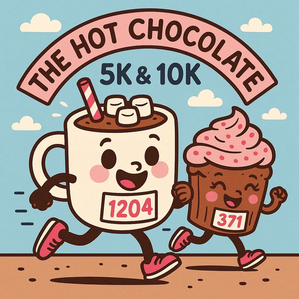 The Hot Chocolate 5K and 10K Logo