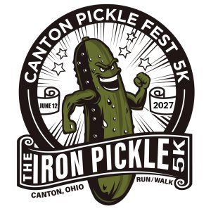 The Iron Pickle 5k presented by Canton Pickle Fest Logo